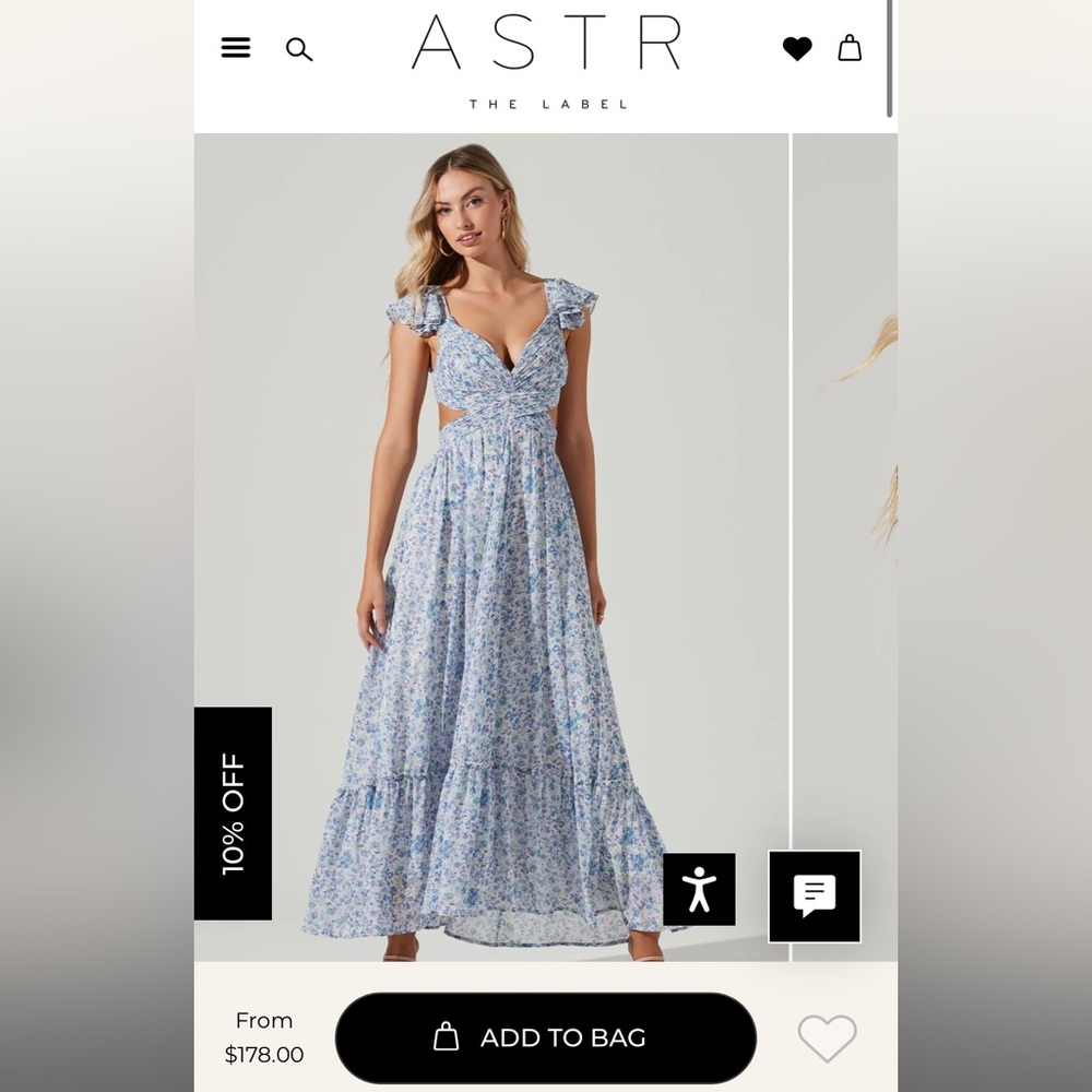 PRIMROSE FLORAL STRAPPY BACK MAXI DRESS